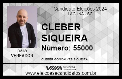 Candidato CLEBER SIQUEIRA 2024 - LAGUNA - Eleições