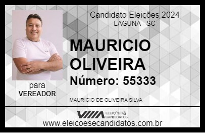 Candidato MAURICIO OLIVEIRA 2024 - LAGUNA - Eleições