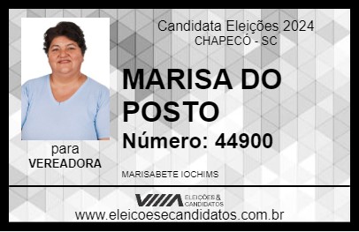 Candidato MARISA DO POSTO 2024 - CHAPECÓ - Eleições