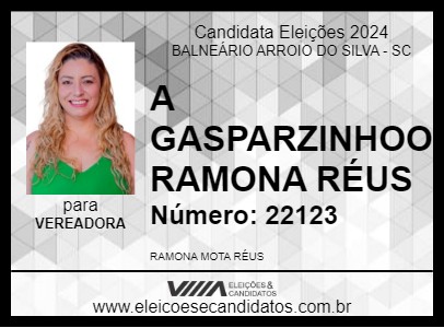 Candidato A GASPARZINHOO RAMONA RÉUS 2024 - BALNEÁRIO ARROIO DO SILVA - Eleições