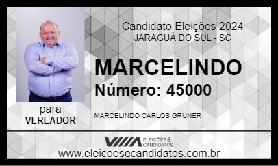 Candidato MARCELINDO 2024 - JARAGUÁ DO SUL - Eleições