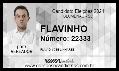 Candidato FLAVINHO 2024 - BLUMENAU - Eleições