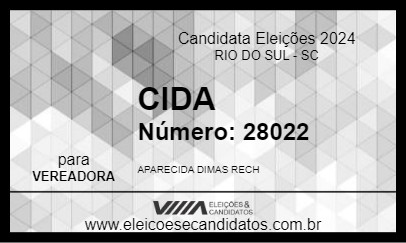 Candidato CIDA 2024 - RIO DO SUL - Eleições