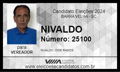 Candidato NIVALDO 2024 - BARRA VELHA - Eleições