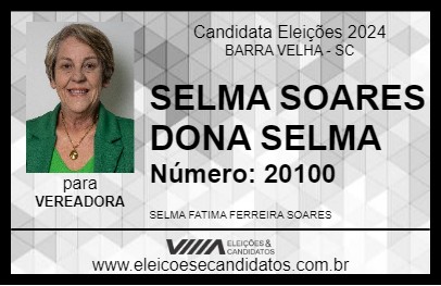 Candidato SELMA SOARES - DONA SELMA 2024 - BARRA VELHA - Eleições