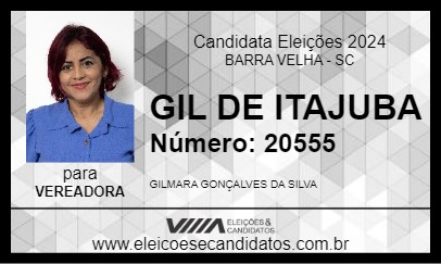 Candidato GIL DE ITAJUBA 2024 - BARRA VELHA - Eleições