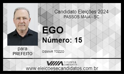 Candidato EGO 2024 - PASSOS MAIA - Eleições