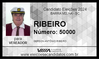 Candidato RIBEIRO 2024 - BARRA VELHA - Eleições