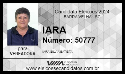 Candidato IARA 2024 - BARRA VELHA - Eleições