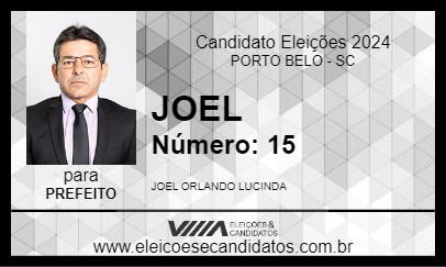 Candidato JOEL 2024 - PORTO BELO - Eleições