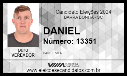 Candidato DANIEL 2024 - BARRA BONITA - Eleições