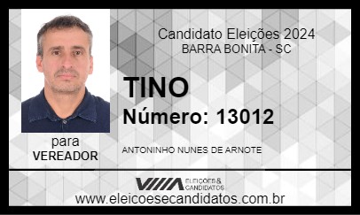 Candidato TINO 2024 - BARRA BONITA - Eleições