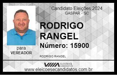 Candidato RODRIGO RANGEL 2024 - GASPAR - Eleições