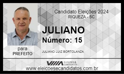 Candidato JULIANO 2024 - RIQUEZA - Eleições