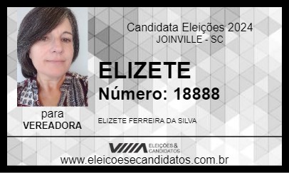 Candidato ELIZETE 2024 - JOINVILLE - Eleições