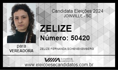 Candidato ZELIZE 2024 - JOINVILLE - Eleições