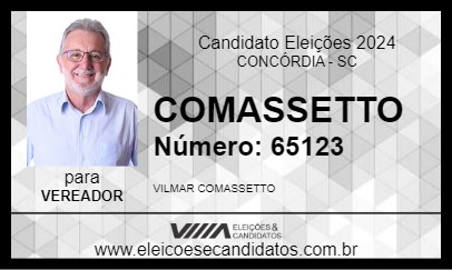 Candidato COMASSETTO 2024 - CONCÓRDIA - Eleições