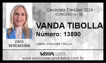 Candidato VANDA TIBOLLA 2024 - CONCÓRDIA - Eleições