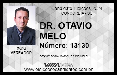 Candidato DR. OTAVIO MELO 2024 - CONCÓRDIA - Eleições