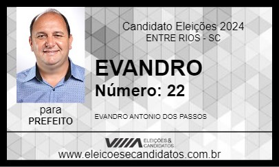 Candidato EVANDRO 2024 - ENTRE RIOS - Eleições