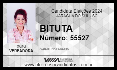 Candidato BITUTA 2024 - JARAGUÁ DO SUL - Eleições