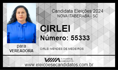 Candidato PROFESSORA CIRLEI 2024 - NOVA ITABERABA - Eleições