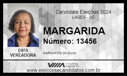 Candidato MARGARIDA SILVA 2024 - LAGES - Eleições