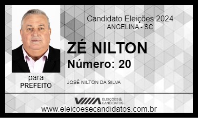 Candidato ZÉ NILTON 2024 - ANGELINA - Eleições