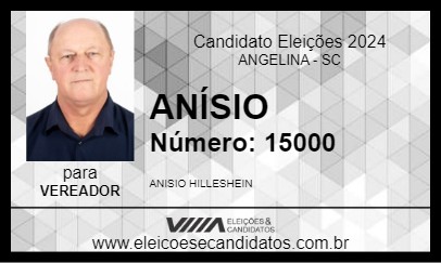 Candidato ANÍSIO 2024 - ANGELINA - Eleições