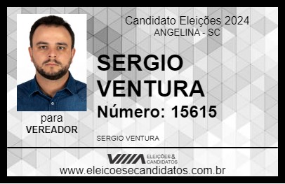 Candidato SERGIO VENTURA 2024 - ANGELINA - Eleições