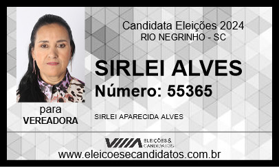 Candidato SIRLEI ALVES 2024 - RIO NEGRINHO - Eleições