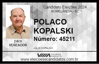 Candidato POLACO KOPALSKI 2024 - ROMELÂNDIA - Eleições