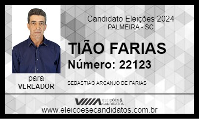 Candidato TIÃO FARIAS 2024 - PALMEIRA - Eleições