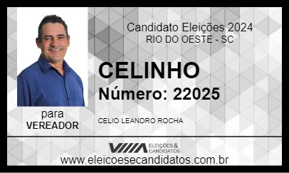 Candidato CELINHO 2024 - RIO DO OESTE - Eleições