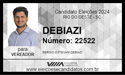 Candidato DEBIAZI 2024 - RIO DO OESTE - Eleições