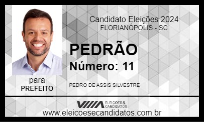 Candidato PEDRÃO 2024 - FLORIANÓPOLIS - Eleições