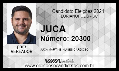 Candidato JUCA 2024 - FLORIANÓPOLIS - Eleições