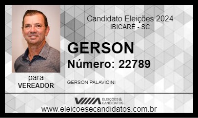 Candidato GERSON 2024 - IBICARÉ - Eleições