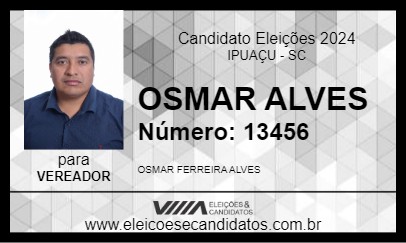 Candidato OSMAR ALVES 2024 - IPUAÇU - Eleições