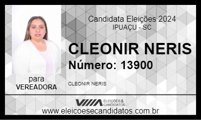 Candidato CLEONIR NERIS 2024 - IPUAÇU - Eleições