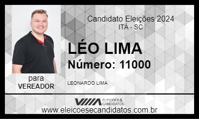 Candidato LÉO LIMA 2024 - ITÁ - Eleições