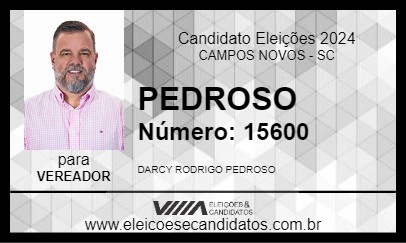 Candidato PEDROSO 2024 - CAMPOS NOVOS - Eleições