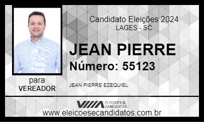 Candidato JEAN PIERRE 2024 - LAGES - Eleições