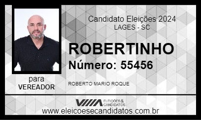 Candidato ROBERTINHO 2024 - LAGES - Eleições