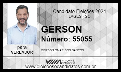 Candidato GERSON 2024 - LAGES - Eleições