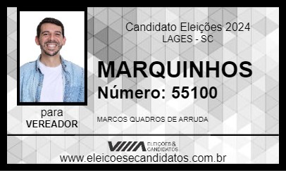 Candidato MARQUINHOS 2024 - LAGES - Eleições