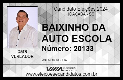 Candidato BAIXINHO DA AUTO ESCOLA 2024 - JOAÇABA - Eleições