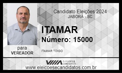 Candidato ITAMAR 2024 - JABORÁ - Eleições