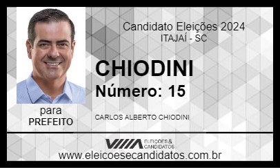 Candidato CHIODINI 2024 - ITAJAÍ - Eleições