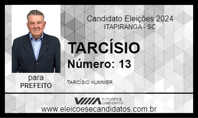 Candidato TARCÍSIO 2024 - ITAPIRANGA - Eleições